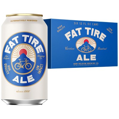 New Belgium Fat Tire Ale Beer - 6pk/12 Fl Oz Cans : Target