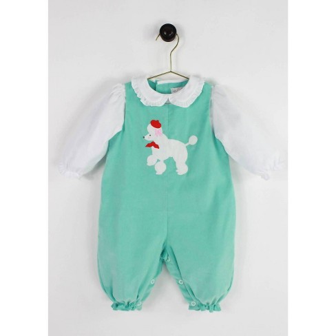 Girl Kid's Poodle Applique Longall - Petit Ami Zubels : Target