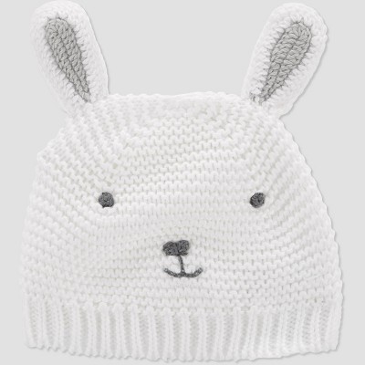 Baby Bunny Cap - Just One You® made by carter's White 0-12M