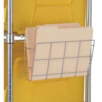 Quantum Storage Systems Document Holder, 12-3/8"W X 2"D X 8-5/8"H, Chrome Plated Finish