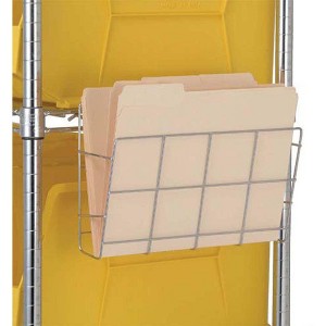 Quantum Storage Systems Document Holder, 12-3/8"W X 2"D X 8-5/8"H, Chrome Plated Finish - 1 of 1