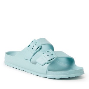 Dearfoams EcoCozy Women's Sustainable Double Buckle Sandal - 1 of 4