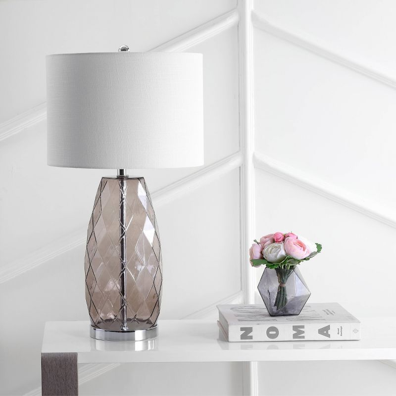 26.5" Glass/Metal Juliette Table Lamp (Includes Energy Efficient Light Bulb) - JONATHAN Y, 4 of 6