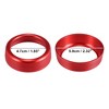 Unique Bargains Multimedia Knob Cover Ring Aluminum Alloy Knob Cover Ring for BMW 1 2 3 4 5 6 7 Series X3 X4 X5 X6 - 2 of 3