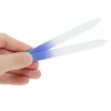 Unique Bargains Dual-Color Glass Multifunctional Nail File Manicure Tool Pink Gradient 4 Pcs - 4 of 4