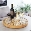 True Wine Cork Collector Lazy Susan Turntable, Wooden and Glass Storage for 130 Corks, Tabletop or Countertop Organization, Set of 1 - 2 of 4