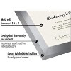 Americanflat 8.5x11 Diploma Frame with Shatter-Resistant Glass - Document Frame with Engineered Wood - Legacy Collection - Dark Oak - 3 of 4