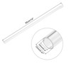 Unique Bargains Lamp Lantern Water Cooling System Acrylic Round Pipes Clear 2 Pcs 14" - 2 of 4