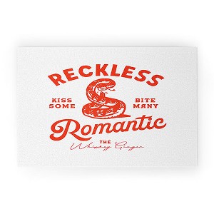 The Whiskey Ginger Reckless Romantic Kiss Some Bite Many 30" x 20" Welcome Mat - Society6 - 1 of 3