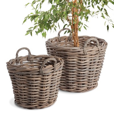 Plum & Post Normandy Tree Baskets, Set Of 2