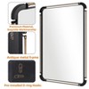 35.4x23.6 in Rustic Industrial Rectangular Wall Decor Mirror HD Float Glass Vanity Mirror - 4 of 4