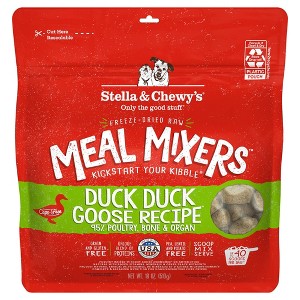 Stella & Chewy's Duck Duck Goose Duck Flavor Mixers Dry Dog Food - 18oz - 1 of 4