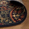 Abstract Geometric Medallion Traditional Modern Casual Floral High-Traffic Power-Loomed Indoor Area Rug by Blue Nile Mills - 4 of 4