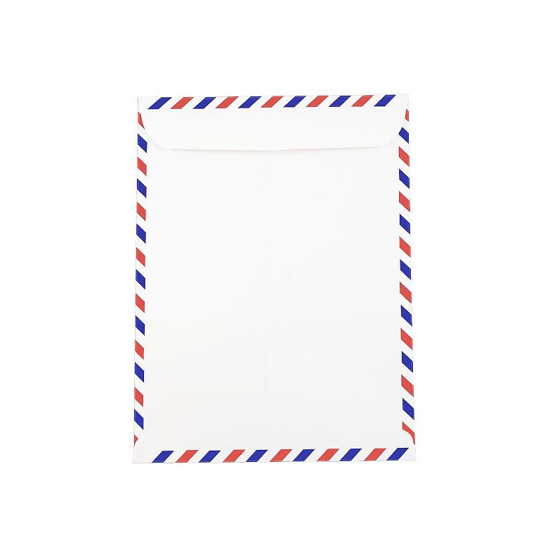 JAM Paper 9 x 12 Airmail Open End Catalog Envelopes White 1430744, 2 of 4