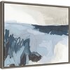 20" x 16" Sea Shading II by June Erica Vess Framed Canvas Wall Art - Amanti Art: Modern Lithograph, Sawtooth Back - 2 of 4