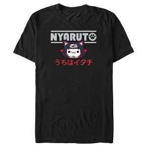 Men's Naruto Nyaruto Itachi Logo T-Shirt - 1 of 4
