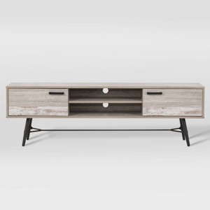 Aurora Duotone TV Bench for TVs up to 80" - CorLiving - 1 of 4