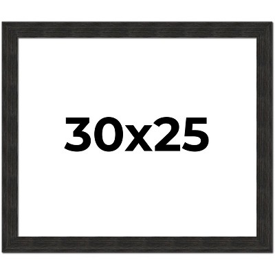 PosterPalooza | Contemporary Black Picture Frame - UV Acrylic, Backing Board, Hanging Hardware Included