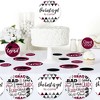 Big Dot of Happiness 2026 Maroon Graduation Party Giant Circle Confetti - Party Decorations - Large Confetti 27 Count - 4 of 4