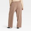 Women's High-Rise Straight Trousers - A New Day™ - 2 of 3