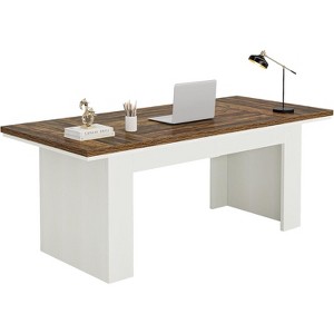 Tribesigns 62.99" Executive Office Desk, Modern Computer Desk for Home Office - 1 of 4
