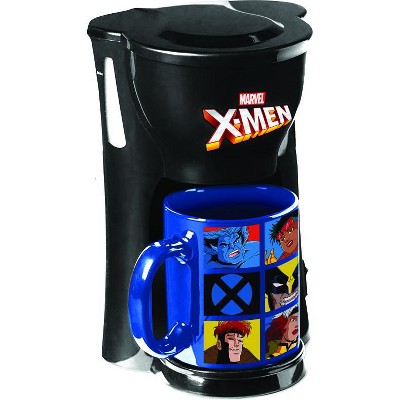 Uncanny Brands X-Men Single Cup Coffee Maker with Mug