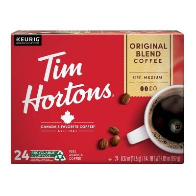 Tim Hortons Original Blend Medium Roast Coffee Pods - 24ct