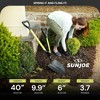 Sun Joe 9 Inch Digging Shovel with Assist Handle, Heavy Duty Steel Spear Head Gardening Tool, Shovelution, Green/Black, SJ-SHLV07 - 3 of 4