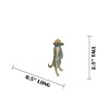 Collectible Wildlife Gifts | Meerkat, Standing, Realistic Toy, Model, Plastic  African Animal,  Educational Gift,       2 1/4"      F1074 B175 - 2 of 4