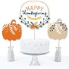 Big Dot of Happiness Happy Thanksgiving - Fall Harvest Party Centerpiece Sticks - Table Toppers - Set of 15 - 3 of 4