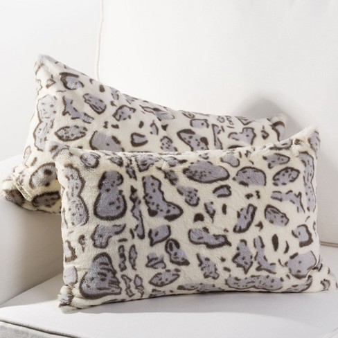 Leopard print throw pillow, decorative throw pillows