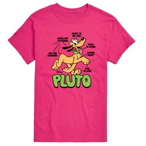 Men's - Disney - Pluto Diagram Short Sleeve Graphic T-Shirt - 1 of 3