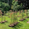 DoCred Garden Arch Trellis for Climbing Plants, 87'' H Large Garden Trellis OutdoorMetal Plant Support Trellis Archway Arbor Tunnel Trellis - 3 of 4
