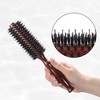 Unique Bargains Nylon Bristle Round Curling Hair Ruled Comb Brown - image 4 of 4