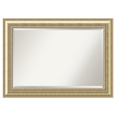 43" x 31" Astoria Champagne Framed Wall Mirror - Amanti Art