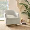 Eva Transition Upholstered Swivel Chair With Flared Arms | ARTFUL LIVING DESIGN - 2 of 4