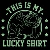 Juniors Womens Garfield St. Patrick's Day This is my Lucky Shirt T-Shirt - image 2 of 4