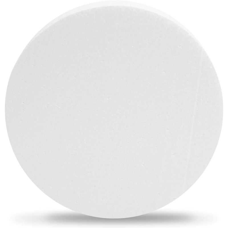 8"x8" Craft Foam Circles Round Polystyrene Foam Discs for Arts and Crafts, 3 Pieces Set, 4 of 6