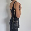 Adornia Black Cushion Quilted Gold Chain Adjustable Crossbody Bag - 3 of 4