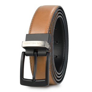 Men's Reversible Dress Belt, Leather Belts for Dress Pants, Dress Shoes - Van Heusen - 1 of 4