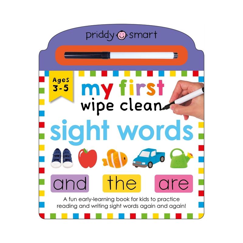 My First Wipe Clean Sight Words - (Priddy Learning) by  Roger Priddy (Board Book), 1 of 2