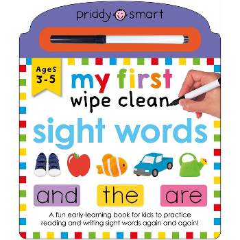 My First Wipe Clean Sight Words - (Priddy Learning) by  Roger Priddy (Board Book)