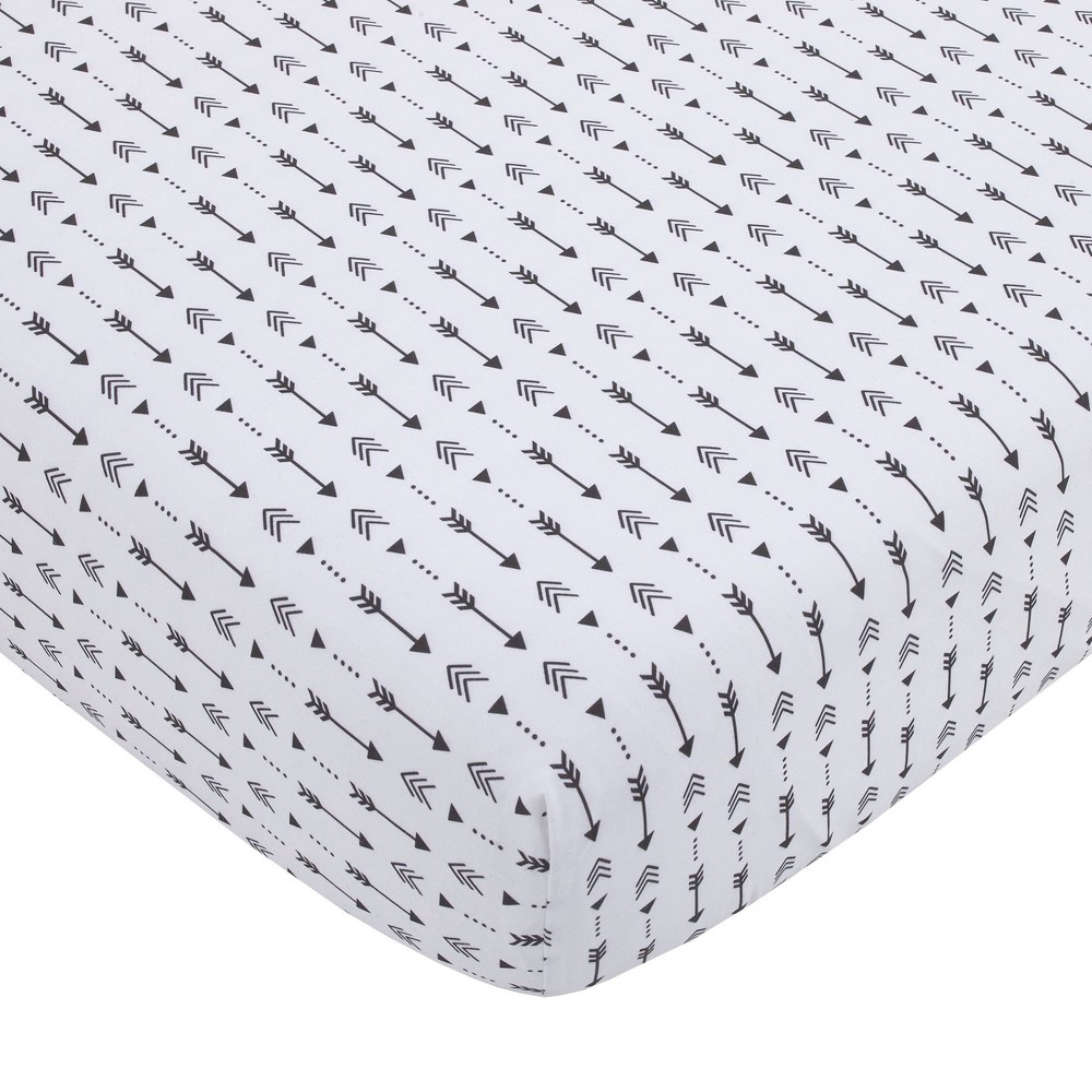 Photos - Bed Linen NoJo Little Man Cave Fitted Crib Sheet - Ivory