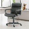 JIONJOY Executive Faux Leather Lumbar Support Ergonomic Chair | Black - 2 of 4