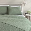 Reversible Honeycomb Waffle Garment Washed Cotton Quilt Set - Great Bay Home - 4 of 4