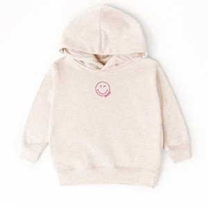 The Juniper Shop SmileyWorld Embroidered Smiley Face Outline Toddler Hoodie - 1 of 4