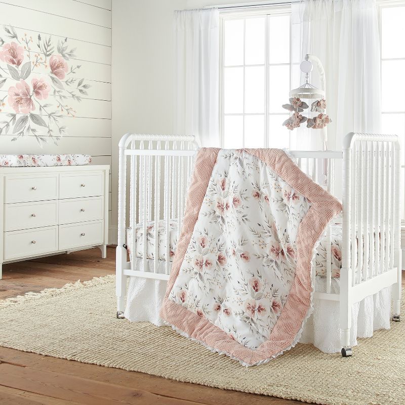 Adeline 4-Piece Crib Bedding Set - Levtex Baby, 1 of 6