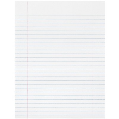 School Smart Composition Paper, 8 x 10-1/2 Inches, White, 500 Sheets