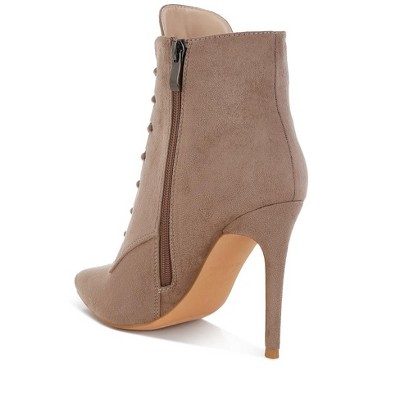 Nesta Stiletto Heel Lace Up Boots