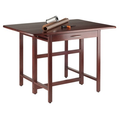 Walnut 41.73'' Extendable Solid Wood Dining Table